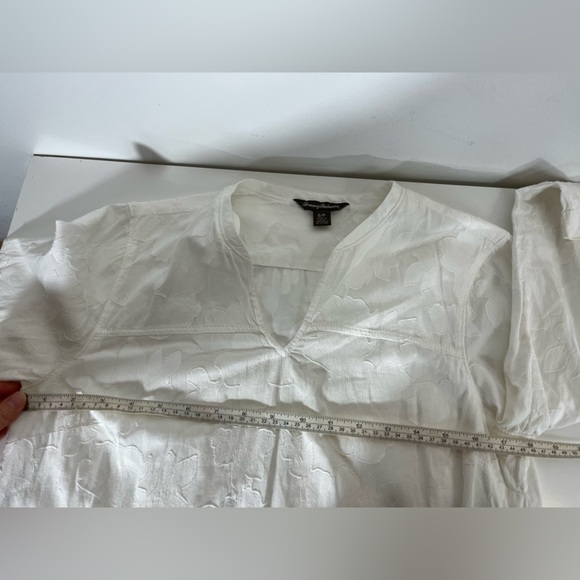 TOMMY Bahama Womens Size Small Summer style Top White 100% Cotton - Picture 4 of 8